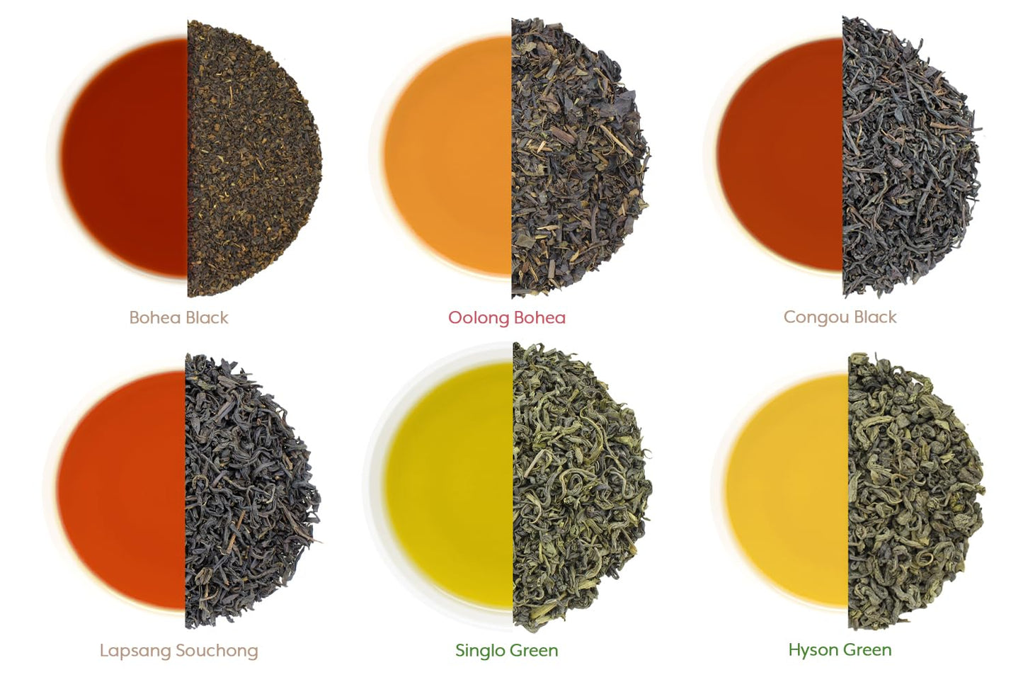 Solstice Patriotic Tea Sampler, 6 Assorted Loose Leaf Teas, Includes all teas that were thrown into the Boston Harbor in 1773, Makes Approx. 90+ Cups