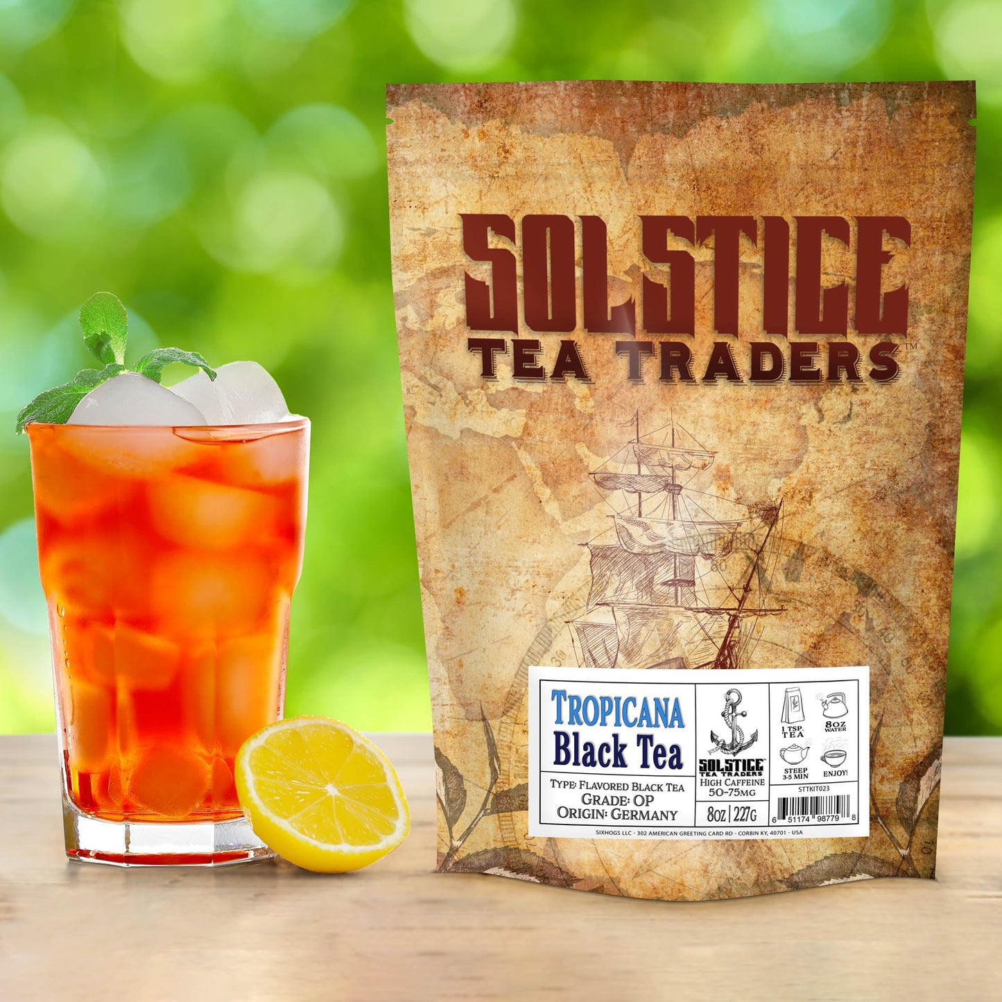 Tropicana Loose Leaf Black Tea (8-Ounce Bulk Bag), Makes 150+ Cups of Fruit Tea
