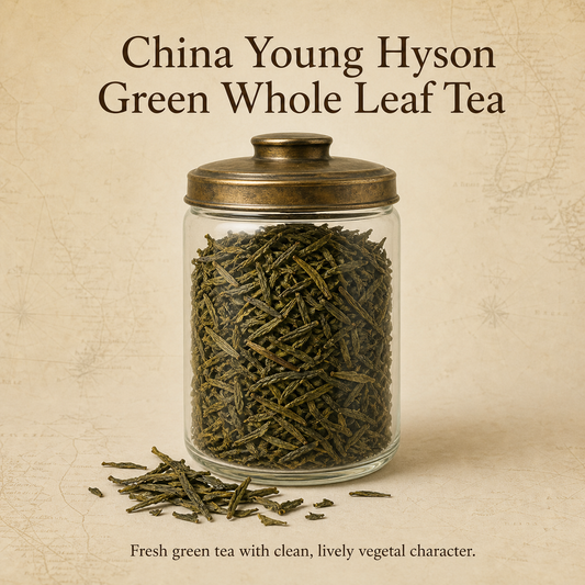 China Young Hyson Green Whole Leaf Tea (Gram)