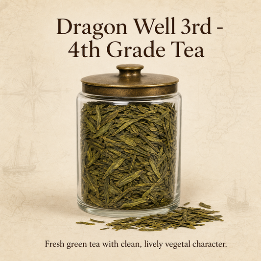 Dragon Well 3rd  / 4th Grade Tea (Gram)
