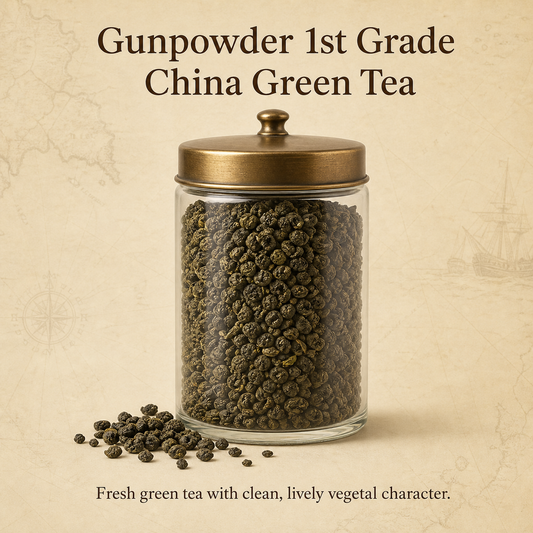 Gunpowder 1st Grade China Green Tea (Gram)