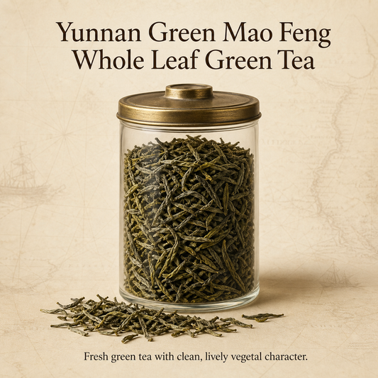 Yunnan Green Mao Feng Whole Leaf Green Tea (Gram)