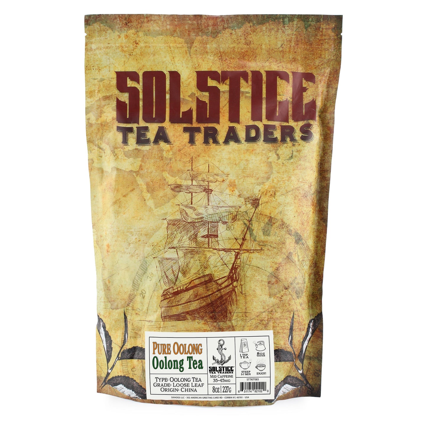 Oolong Loose Leaf Tea (8-Ounce, Bulk)