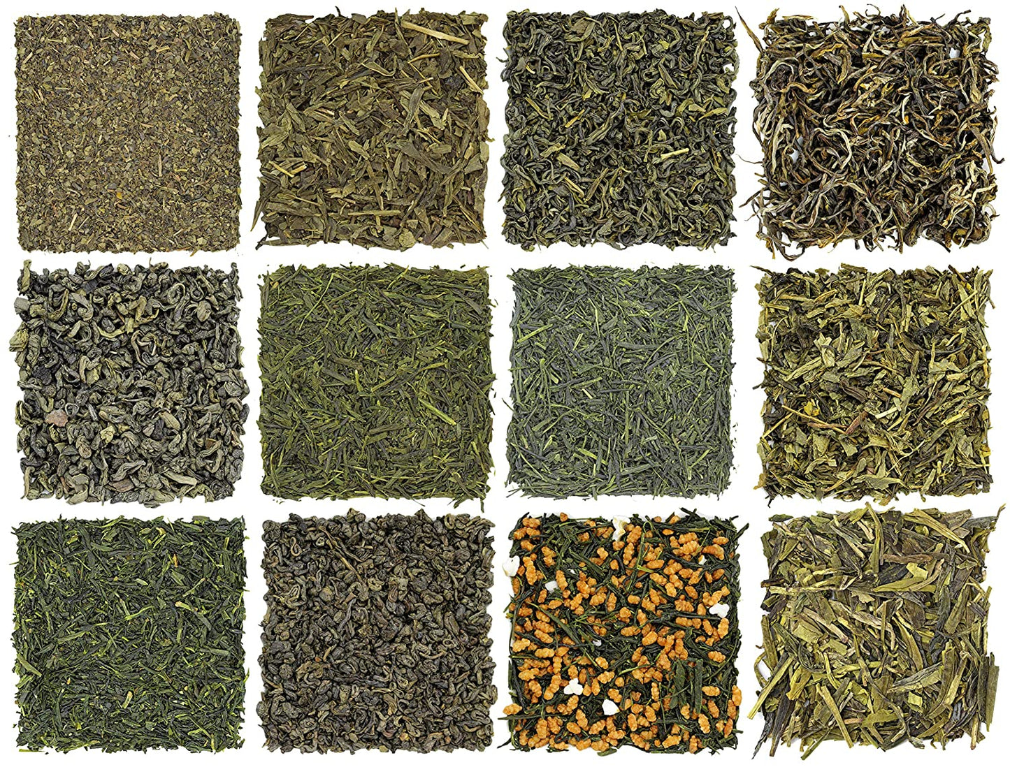 Loose Leaf Green Tea Sampler (12-Tea Variety Set)