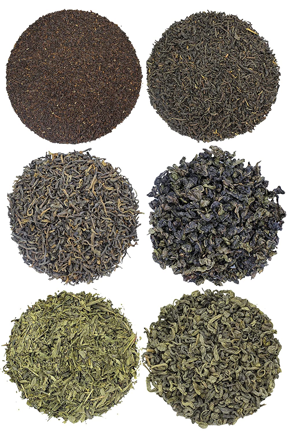 Favorites 12-Variety Loose Leaf Tea Sampler with Green, Black, Oolong, and Pu-erh Loose Tea (12-tin Variety Pack)