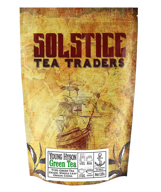 Chinese Young Hyson Loose Leaf Green Tea (8oz Bulk Bag)