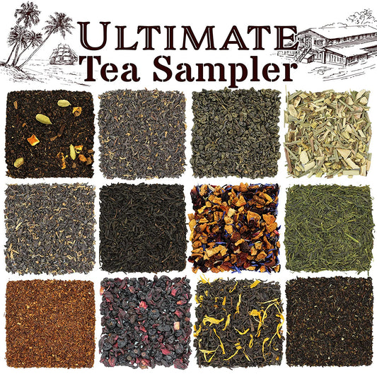 Loose Leaf Tea Ultimate Sampler Feat. 12 Teas