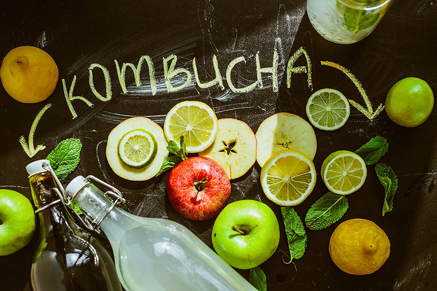 Kombucha Loose Leaf Black and Green Tea 50/50 Blend
